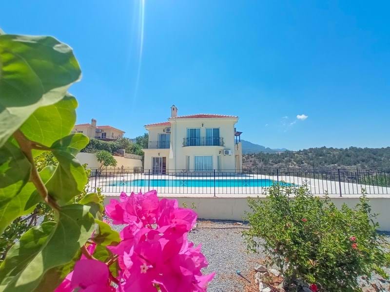 3 bedroom classic style villa + 10m2 x 5m2 swimming pool + fully furnished + amazing sea and mountains views + Title deed in the owner’s name, VAT paid