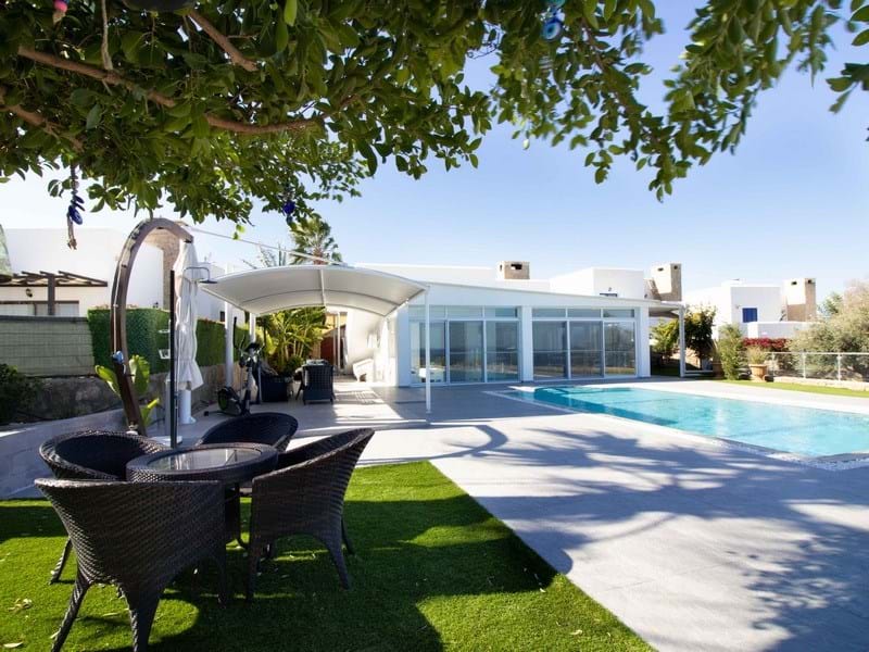 Stunning 3-Bedroom Resale Bungalow + Private Pool + Fully Furnished + Panoramic Views of the Mediterranean Sea & Mountain + Roof Terrace with 360° Views + Title deed in the owner’s name VAT paid