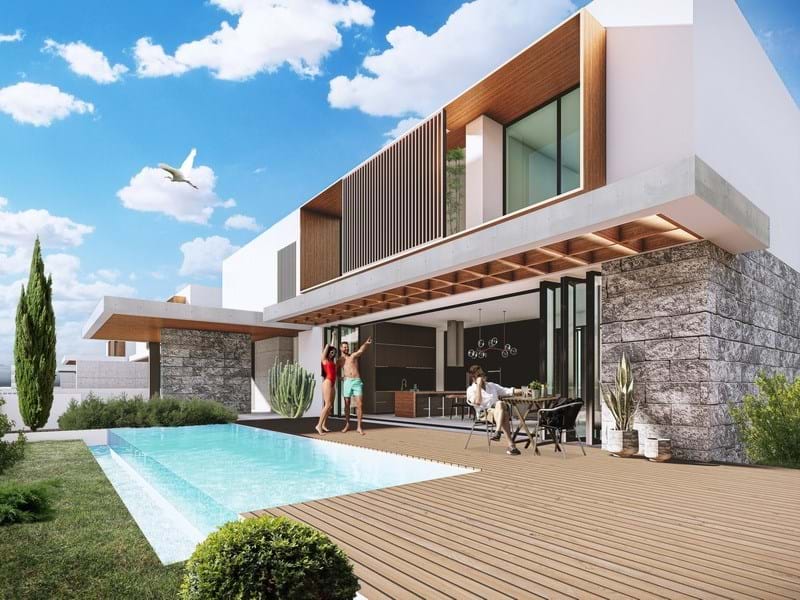 4-bedroom contemporary designed LUXURY villas with private swimming pool and central location